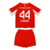 Koszulka piłkarska Bayern Munich Josip Stanisic #44 Strój Domowy dla dzieci 2025-26 tanio Krótki Rękaw (+ Krótkie spodenki)